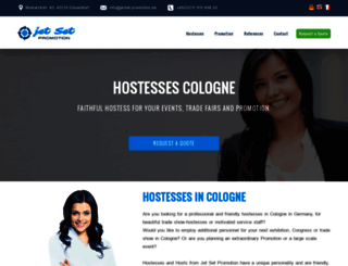 hostesses.cologne.jetset-promotion.de screenshot