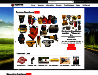 hostetterauctioneers.com screenshot