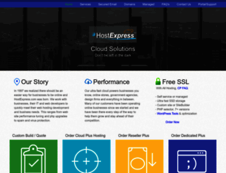 hostexpress.com screenshot
