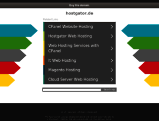 hostgator.de screenshot