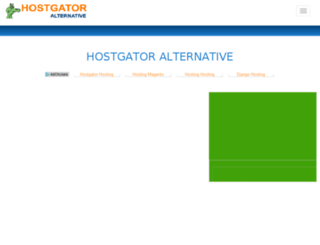 hostgatoralternative.com screenshot