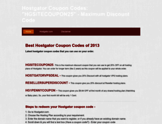 hostgatorcoupon-codes.weebly.com screenshot
