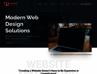 hostgrad.co.in screenshot