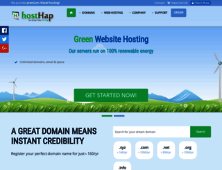 hosthap.com screenshot