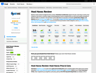 hosthavoc.knoji.com screenshot