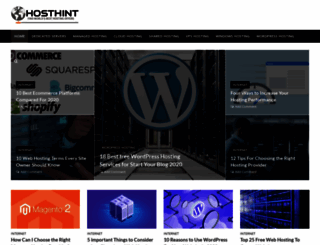 hosthint.com screenshot