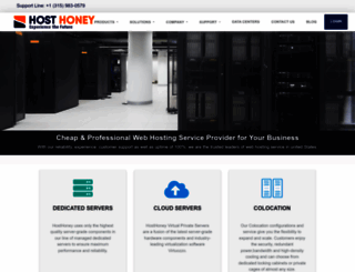 hosthoney.com screenshot