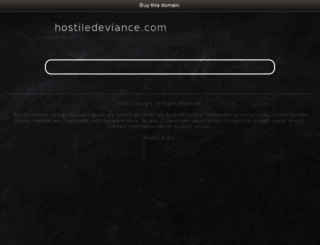 hostiledeviance.com screenshot