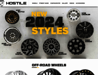 hostilewheels.com screenshot