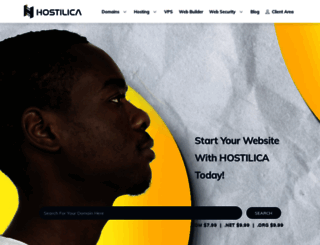 hostilica.com screenshot