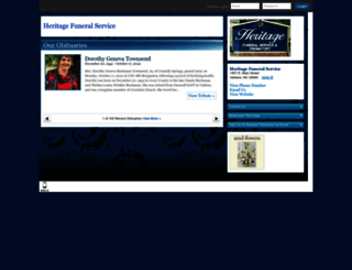 hosting-9990.tributes.com screenshot
