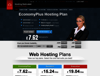 hosting-dedicated.net screenshot