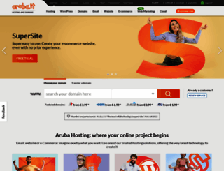 hosting.aruba.it screenshot