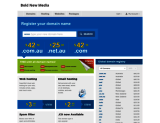 hosting.boldnewmedia.com.au screenshot
