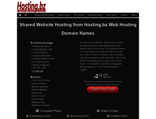 hosting.bz screenshot