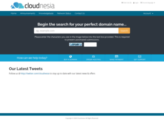 hosting.cloudnesia.com screenshot