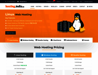 hosting.india.to screenshot