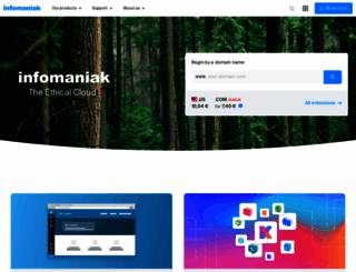 hosting.infomaniak.ch screenshot