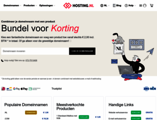 hosting.nl screenshot