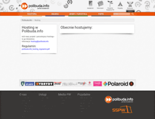 hosting.polibuda.info screenshot
