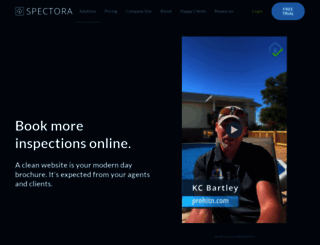 hosting.spectora.com screenshot
