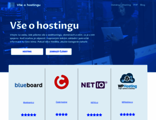 hosting2.cz screenshot