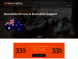 hostingbay.com.au screenshot