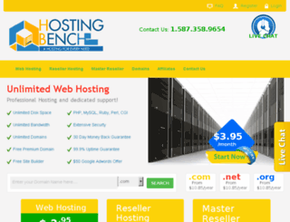 hostingbench.com screenshot