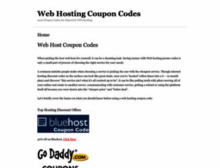 hostingcouponcode.com screenshot