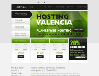 hostingenvalencia.com screenshot