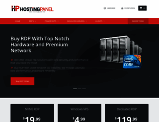 hostingpanel.net screenshot