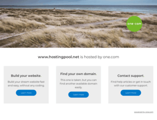 hostingpool.net screenshot