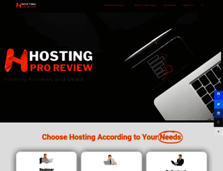 hostingproreview.com screenshot