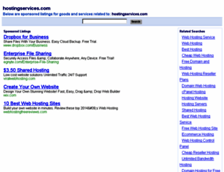 hostingservices.com screenshot
