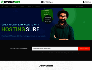 hostingsure.com screenshot