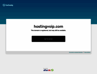 hostingvoip.com screenshot
