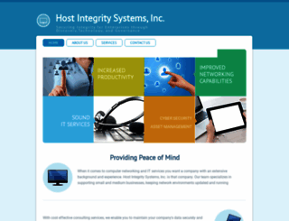 hostintegritysystems.com screenshot