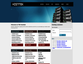 hostitek.com screenshot