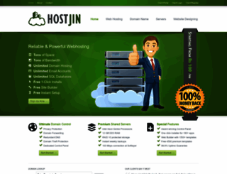 hostjin.com screenshot