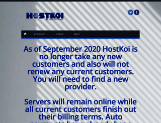 hostkoi.com screenshot