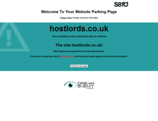 hostlords.co.uk screenshot