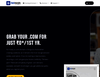 hostmargin.com screenshot