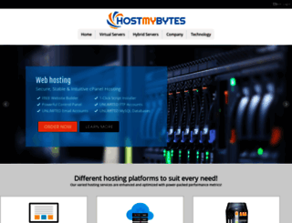 hostmybytes.com screenshot