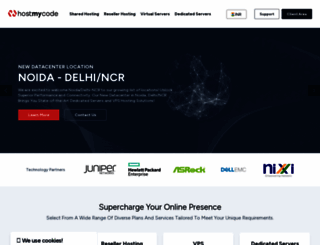 hostmycode.in screenshot