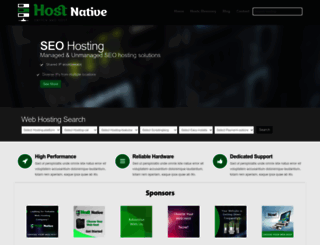 hostnative.com screenshot