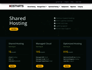 hostnats.com screenshot