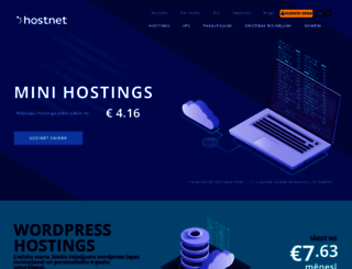 hostnet.lv screenshot