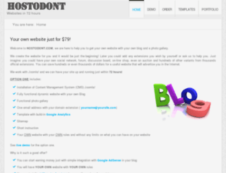 hostodont.com screenshot