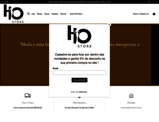 hostore.com.br screenshot