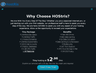 hostris.net screenshot